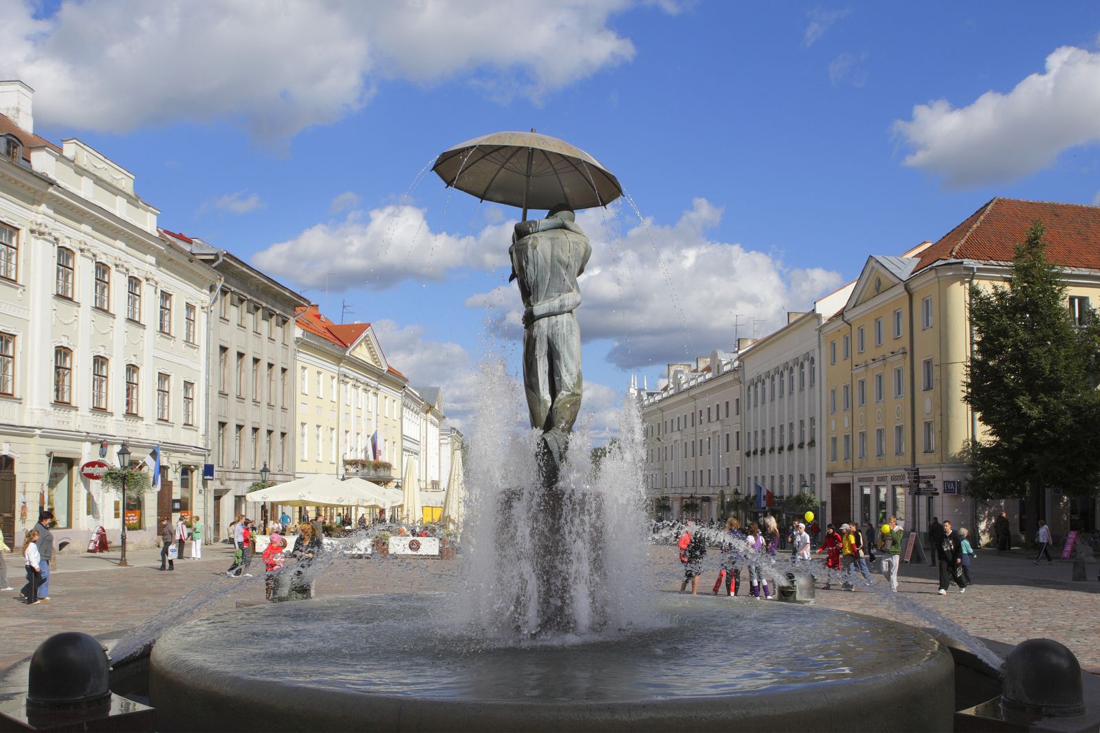 Tartu Raekoja plats, fotograaf: Meelis Lokk